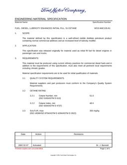 FORD WSS-M4C126-A1