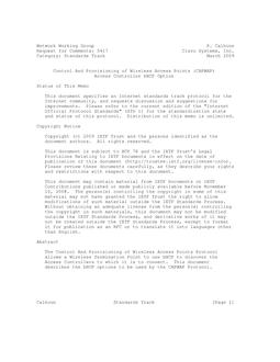 IETF RFC 5417