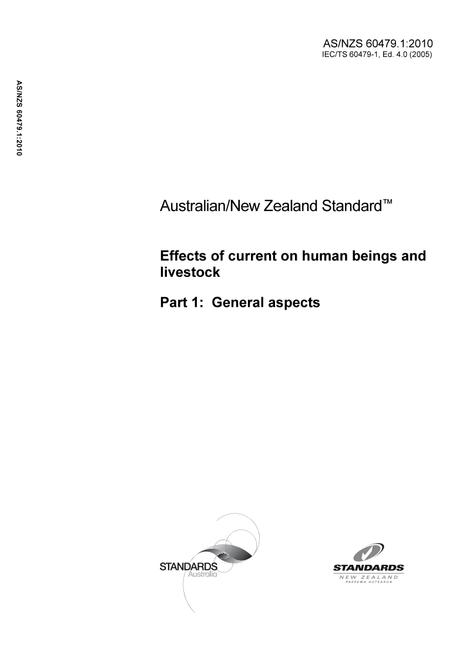 AS/NZS 60479.1:2010