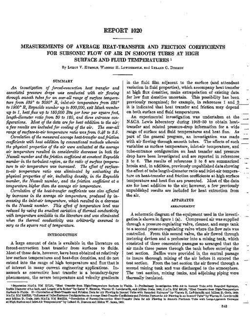 NASA NACA TR 1020
