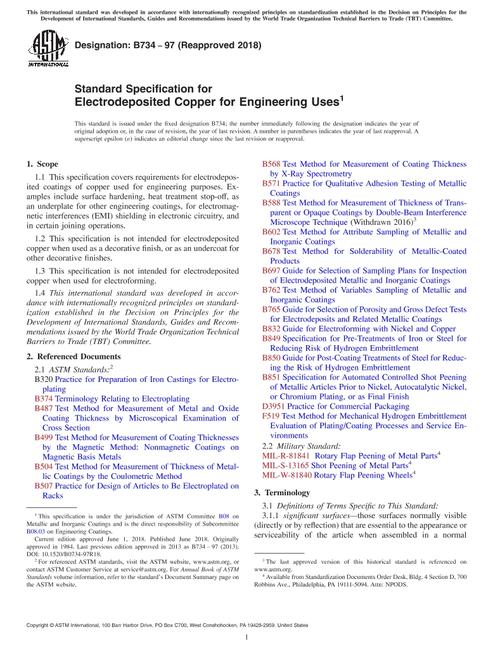ASTM B734-97(2018)