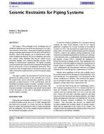 SF-98-14-1 -- Seismic Restraints for Piping Systems