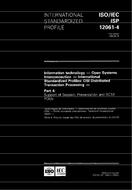 ISO/IEC ISP 12061-4:1995