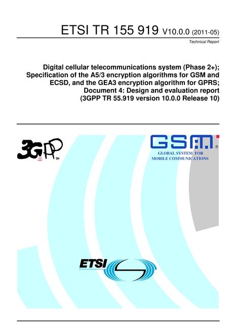 ETSI TR 155 919