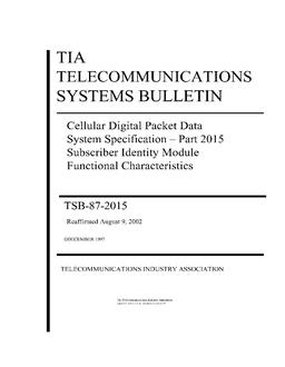 TIA TSB-87-2015