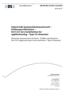 DANSK DS/EN IEC 61158-5-23
