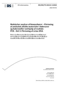 DANSK DS/ISO/TS 20224-3
