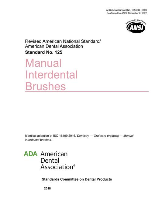 ADA 125-2018 (R2023)