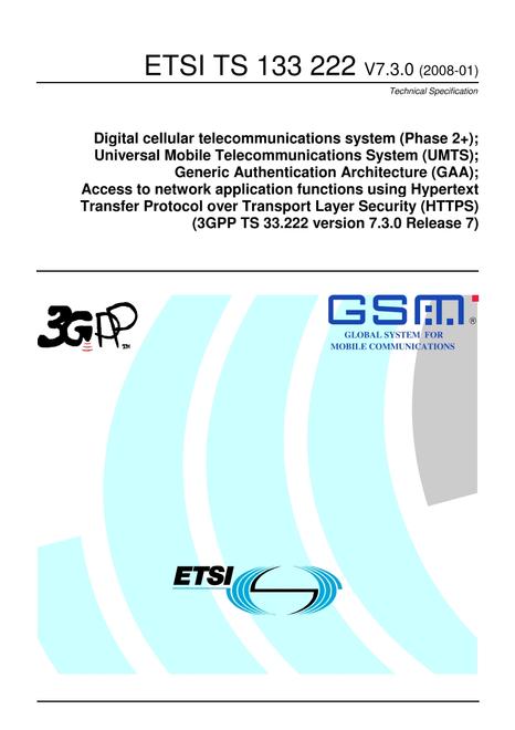 ETSI TS 133 222