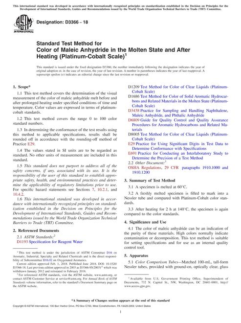 ASTM D3366-18