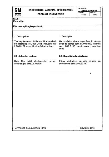GMSA EMS 9309655