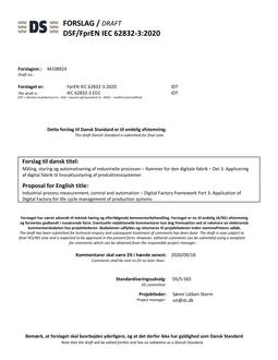 DANSK DSF/FPREN IEC 62832-3