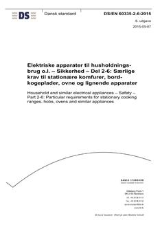 DANSK DS/EN 60335-2-6