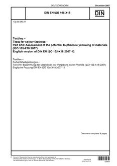 DIN EN ISO 105-X18