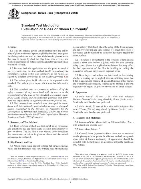 ASTM D3928-00a(2018)