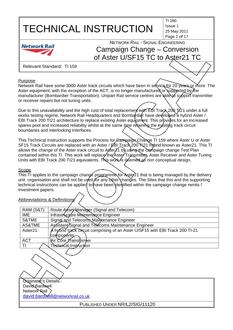 NR TI 160 ISSUE 1