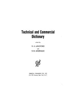Langford's Technical and Commercial Dictionary