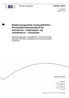 DANSK DS/EN 12015