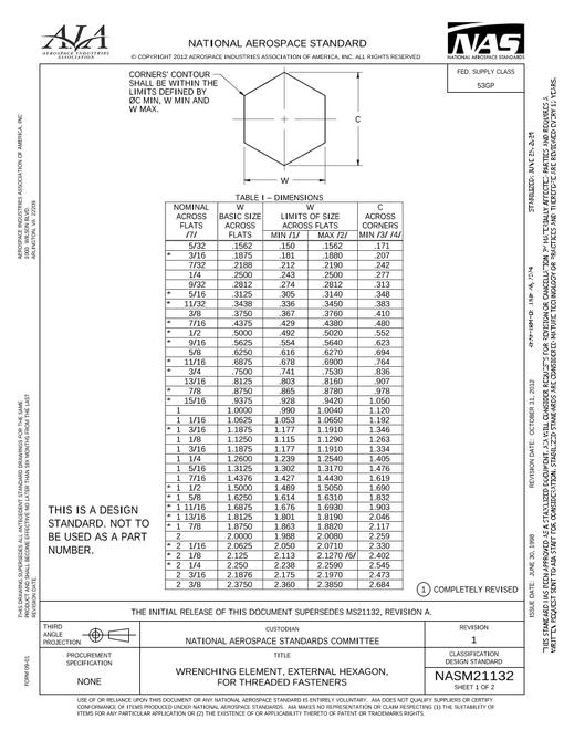 AIA NASM21132