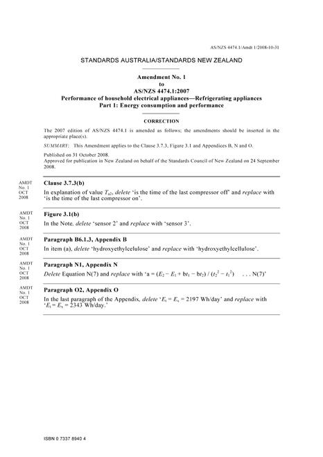 AS/NZS 4474.1:2007 AMDT 1