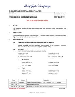 FORD ESEB-M2G1012-A