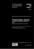 ISO/IEC ISP 12067-1:1996