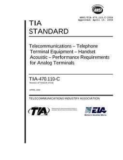 TIA ANSI/TIA-470.110-C