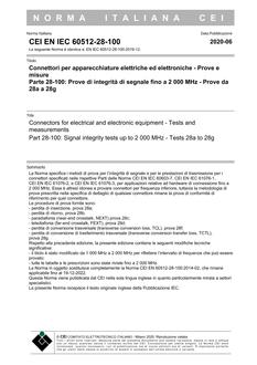 CEI EN IEC 60512-28-100