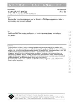 CEI CLC/TR 50538
