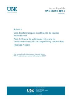 AENOR UNE-EN ISO 389-7