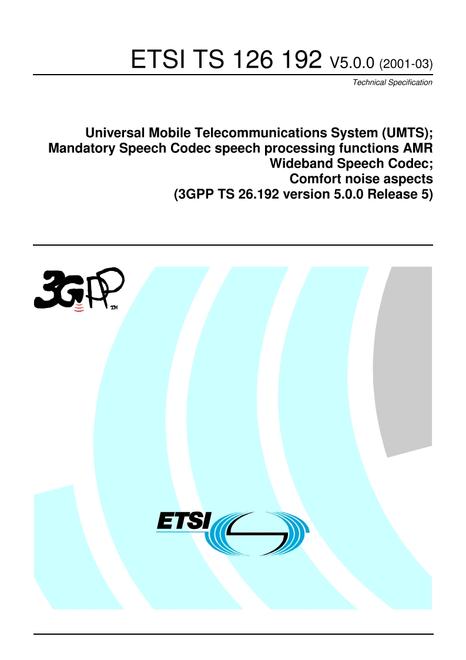 ETSI TS 126 192