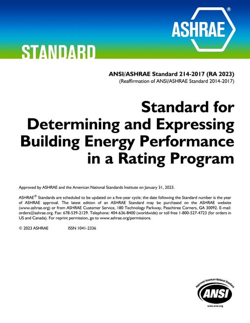 ASHRAE 214-2017 (RA 2023)