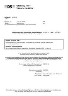 DANSK DSF/PREN ISO 22014