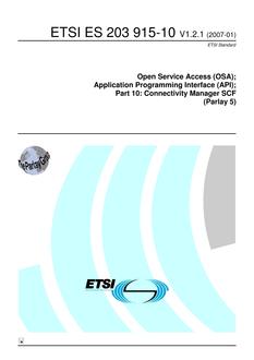 ETSI ES 203 915-10