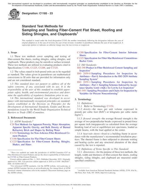 ASTM C1185-23