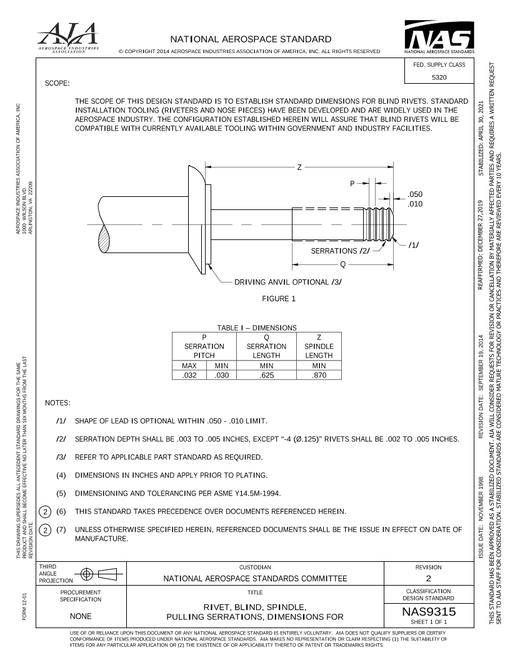 AIA NAS9315