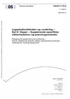 DANSK DS/EN 1176-6