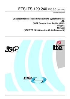ETSI TS 129 240