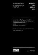 ISO/IEC ISP 12069-1:1996