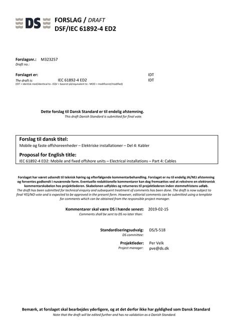 DANSK DSF/IEC 61892-4 ED2