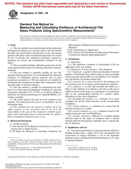 ASTM E1585-93
