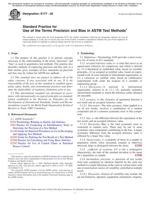 ASTM E177-20
