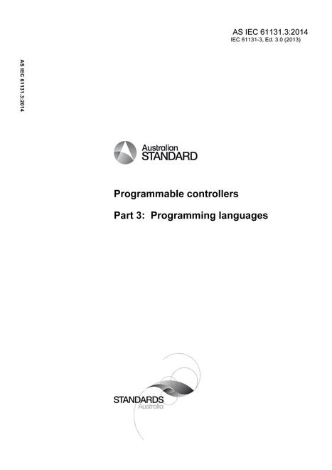 AS IEC 61131.3:2014