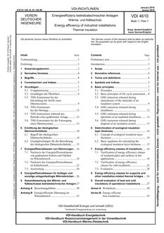VDI VDI 4610 BLATT 1