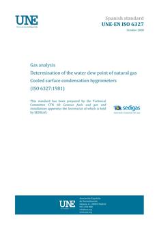 AENOR UNE-EN ISO 6327