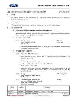 FORD WSK-M4D792-A2