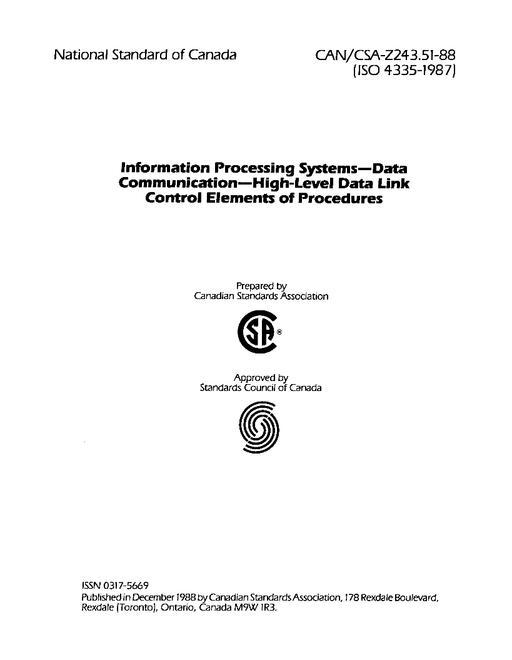 CAN/CSA Z243.51-88