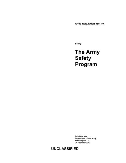 ARMY AR 385-10