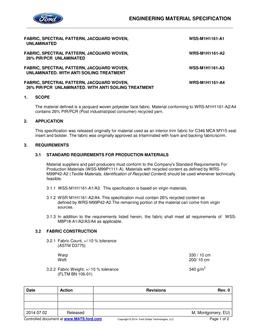 FORD WSS-M1H1161-A1