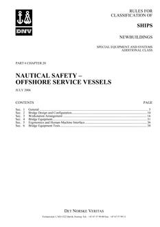 DNV DNV-RU-SHIPS PART 6 CHAPTER 20